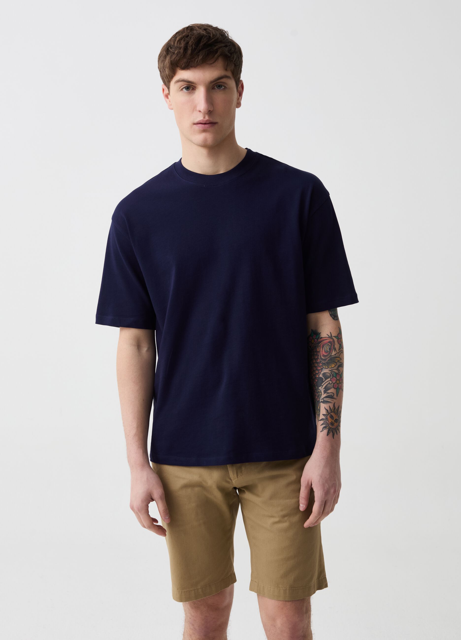 Chino Bermuda shorts in cotton