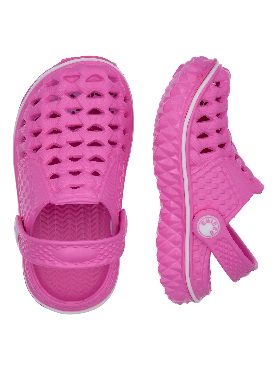 Sandali rosa da bambina con applicazione a cuore_1