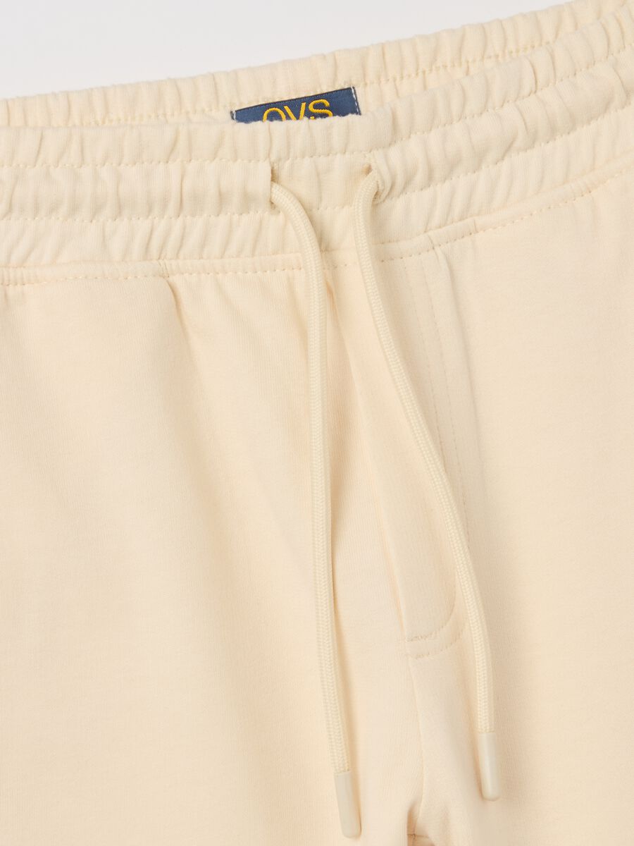 Cotton Bermuda shorts with drawstring_3