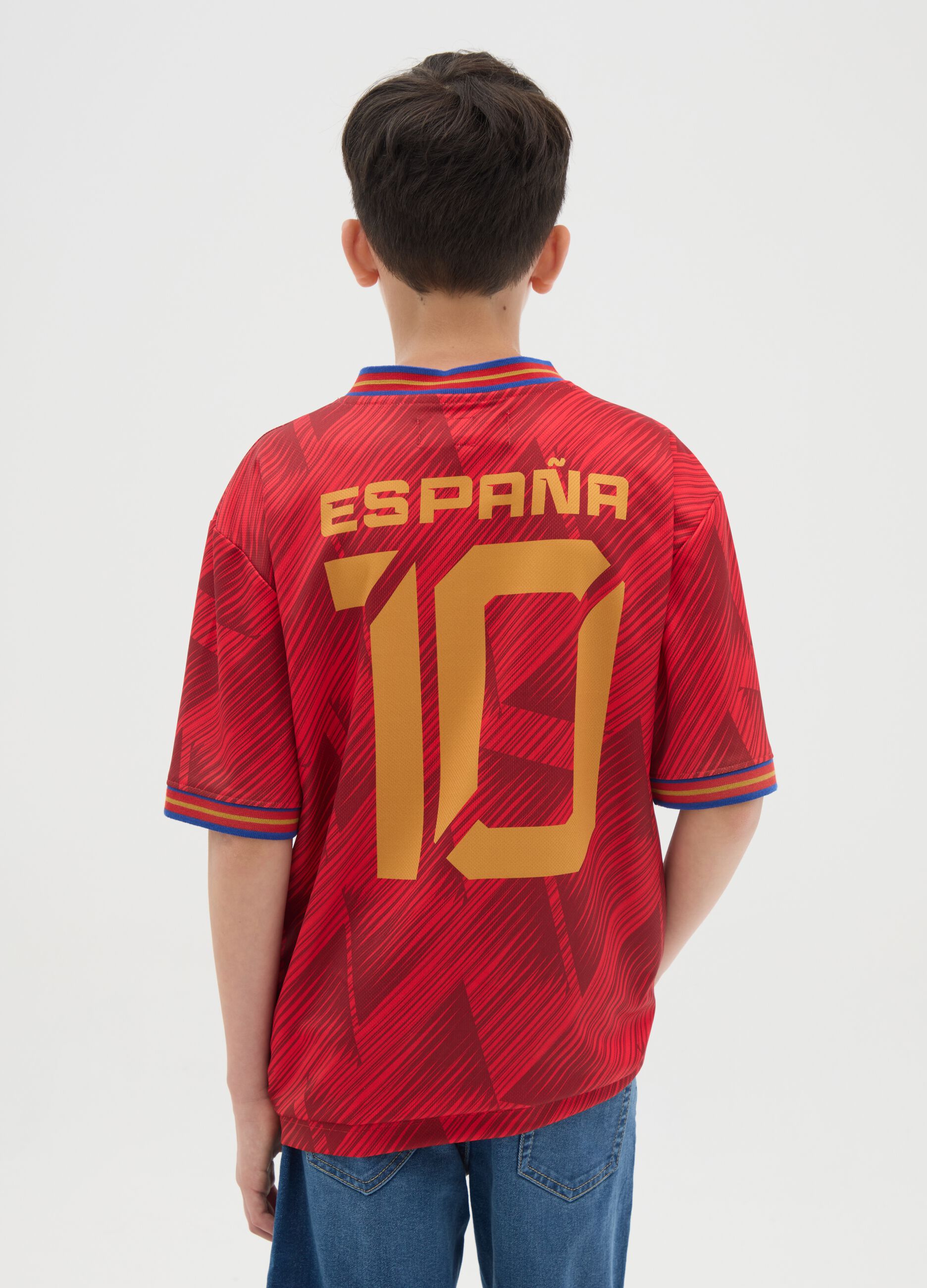 Kids' Spain Football Jersey