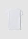 White pure cotton t-shirt regular fit with print for girls_1