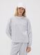 Girls&rsquo; grey 100% cotton sweatshirt with star, relaxed fit_0