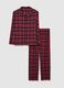Regular fit multicolour pure cotton check pyjama_0