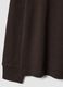 Brown pure cotton crew-neck T-shirt_1