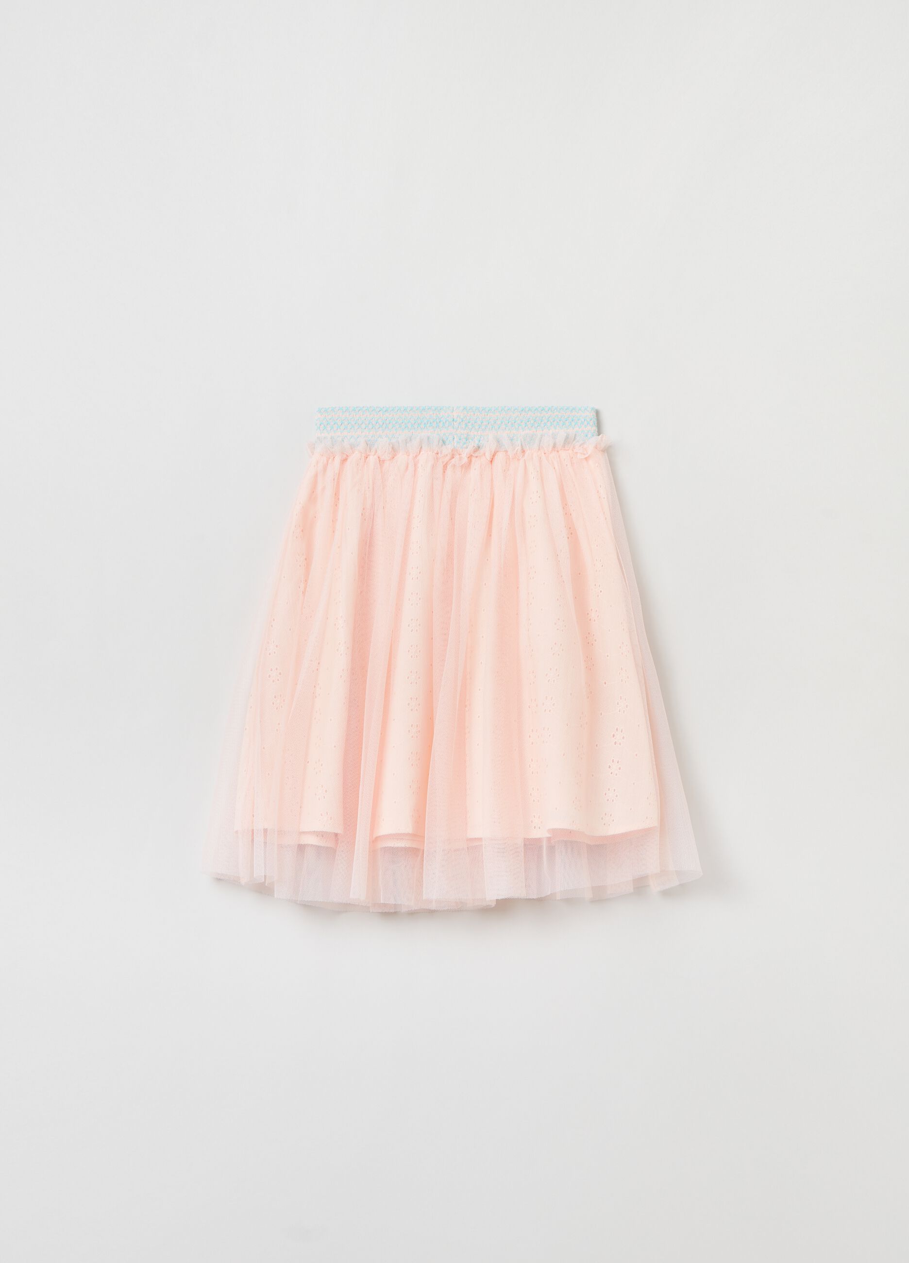 Gonna in sangallo con tulle_1