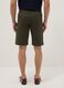 Bermuda verdi in cotone elasticizzato regular fit_2