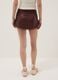 Brown sequin mini skirt_3
