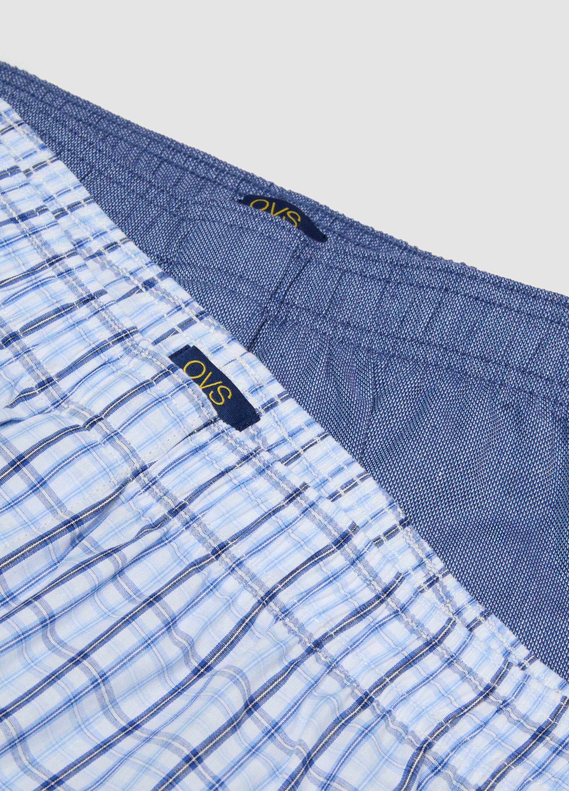Multicolour pure cotton regular fit twin pack boxers