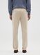 Beige chino trousers in slim fit stretchy cotton blend_2