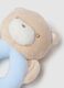 Blue velour baby rattle_1