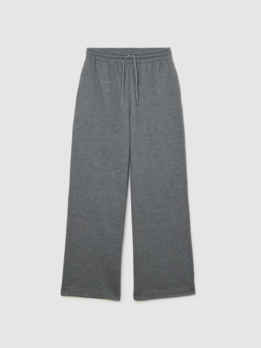 Grey trousers in cotton and polyester blend_4