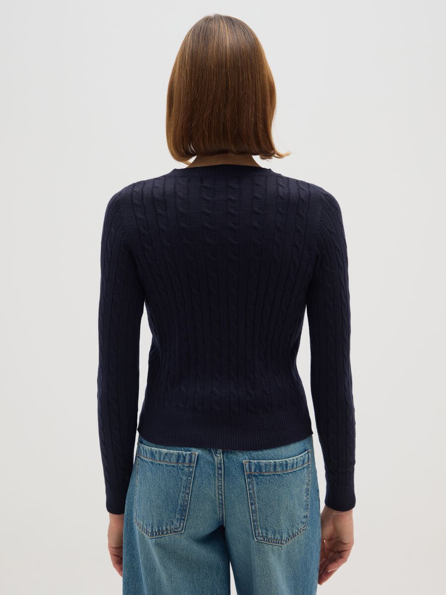 Blue Crew Neck Jumper_2