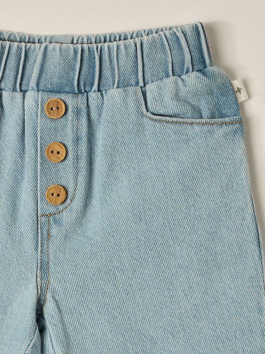 Iana Baby Blue Denim Dungarees_2