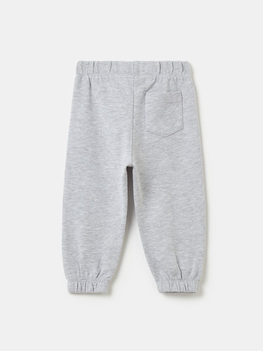 Fleece joggers with pocket_1