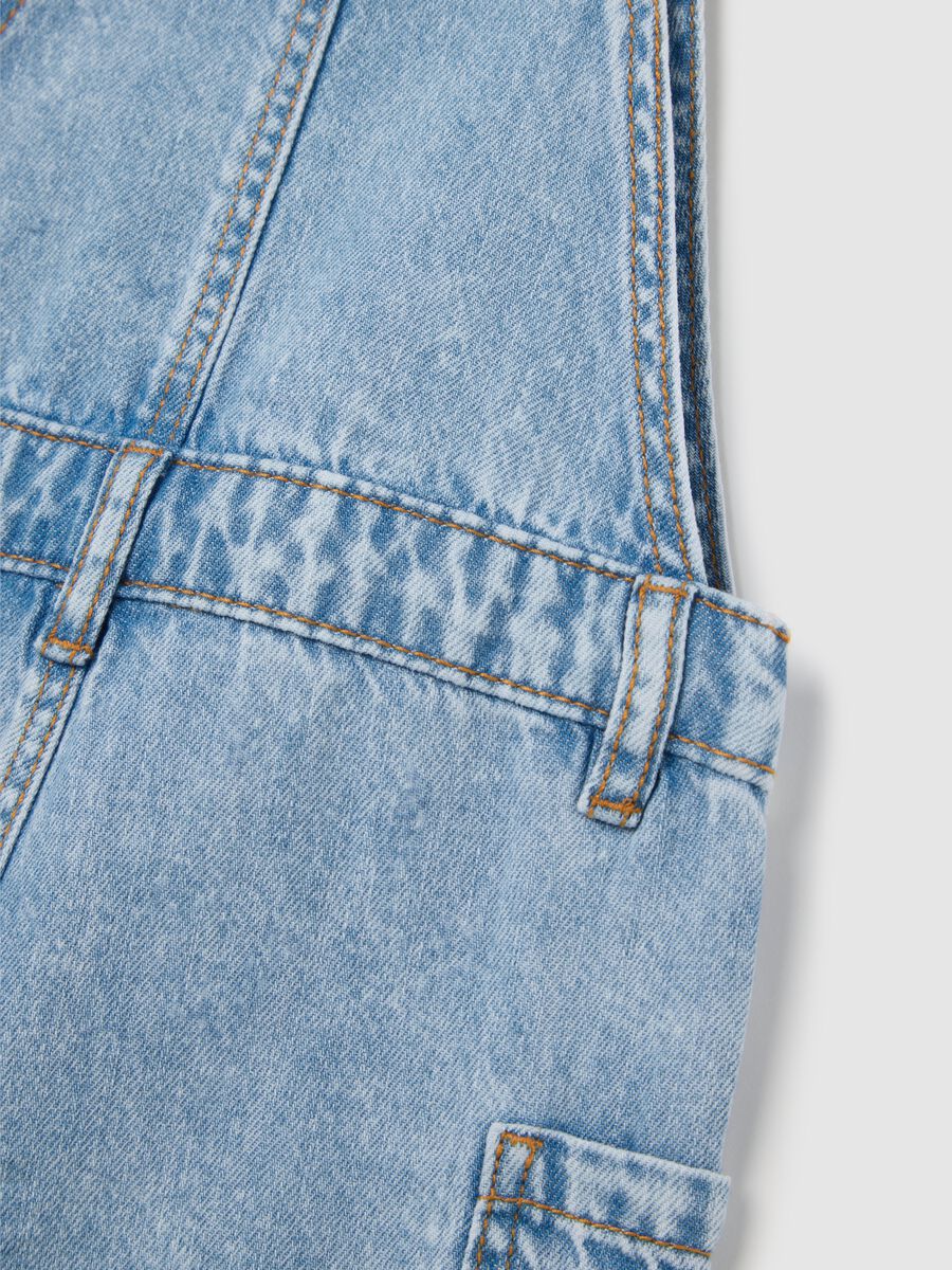 Denim Shorts Overalls for Boys_3