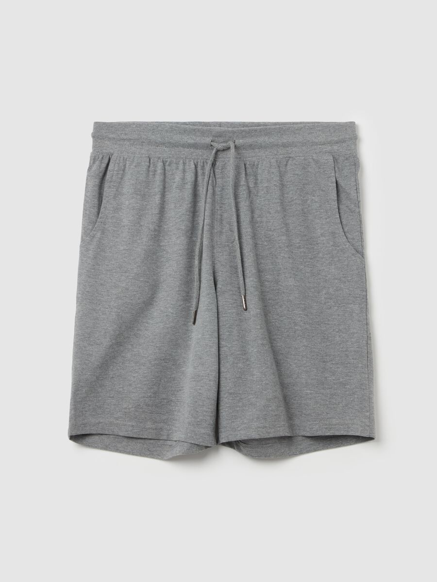 Short pyjama trousers with drawstring_4
