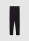 Girls' Black Stretch Cotton Skinny Fit Leggings_4