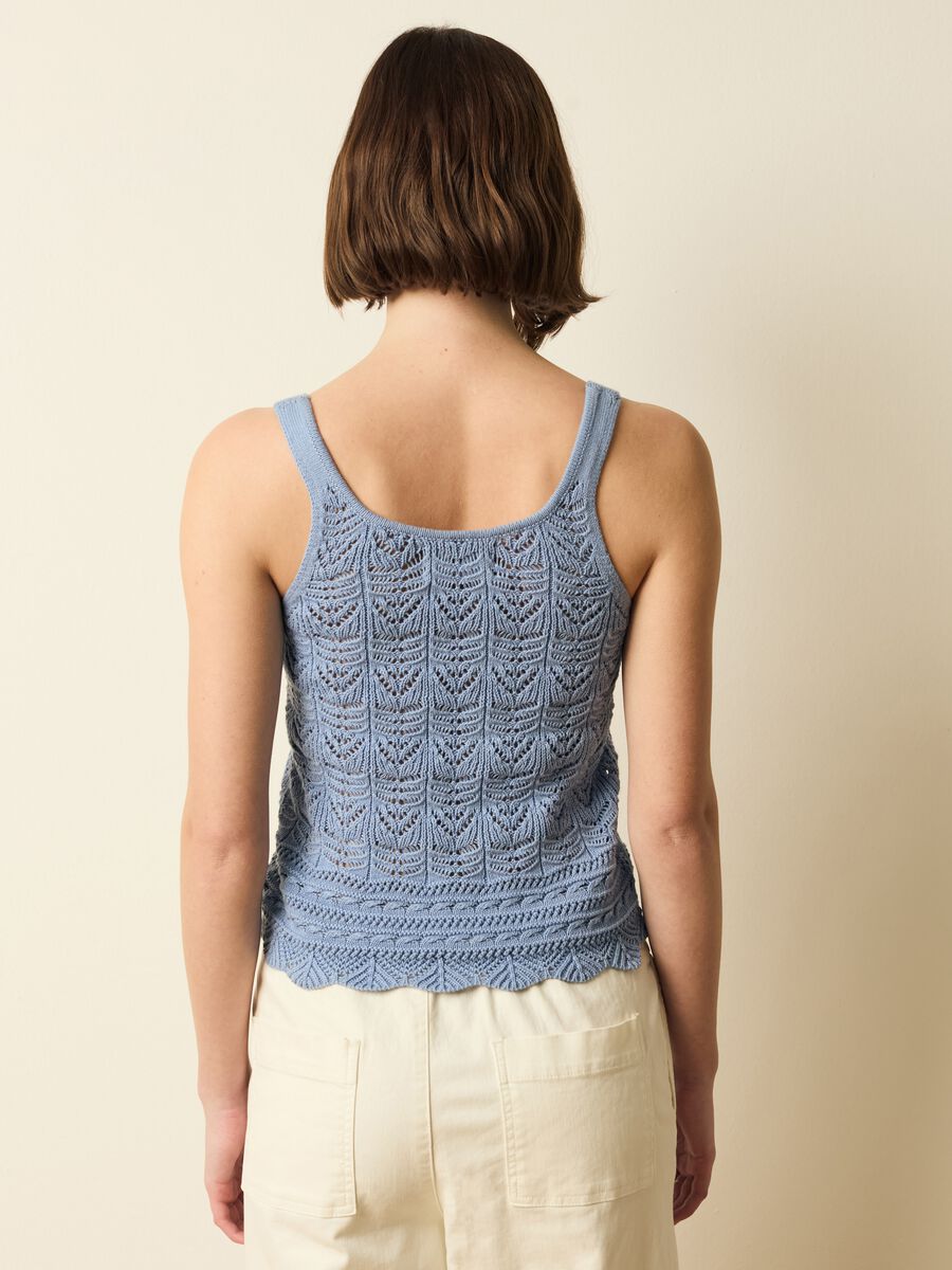 Tank top crochet scollo a V_3