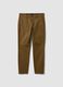 Brown slim-fit stretch-cotton chino trousers_4