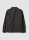 Multicolour pure cotton check shirt, oversized fit_6