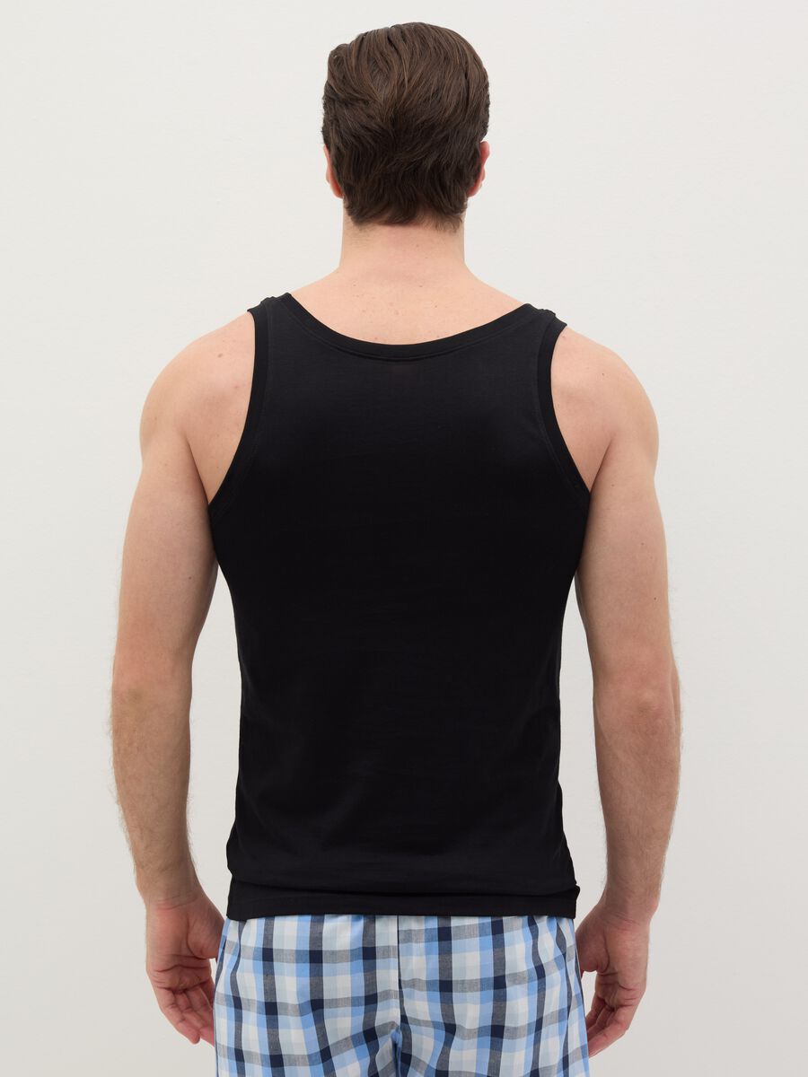 Two-pack racerback vests in Supima cotton_3