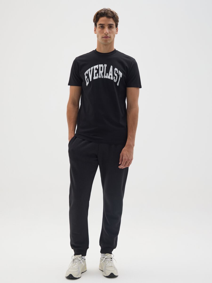 T-shirt in puro cotone nero_1
