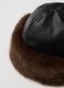 Black hat with brown brim_1
