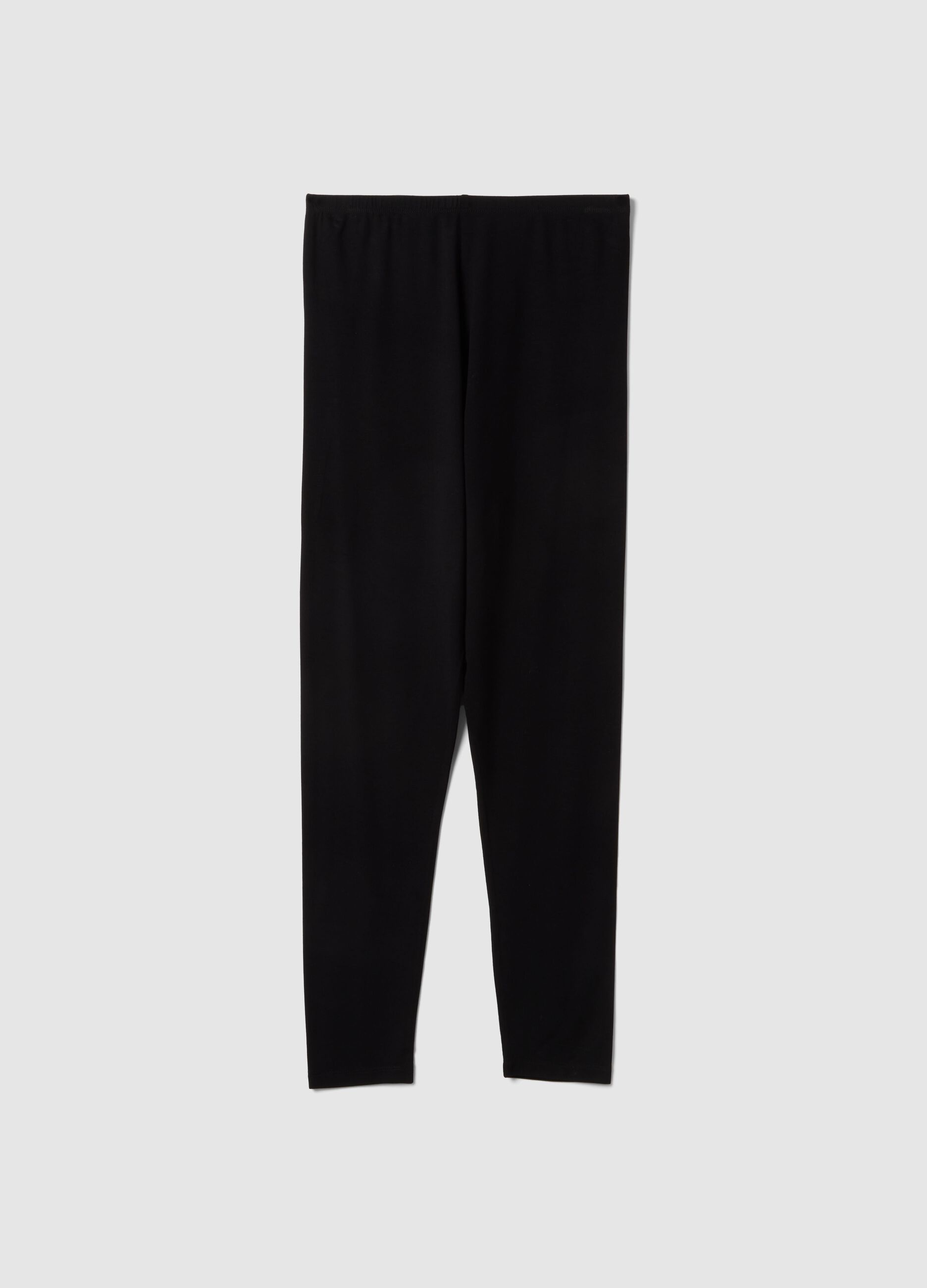 Black Skinny Fit Maternity Leggings in Stretch Viscose