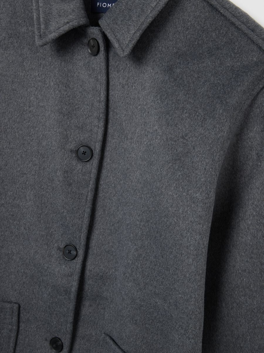 Grey wool-blend coat_1