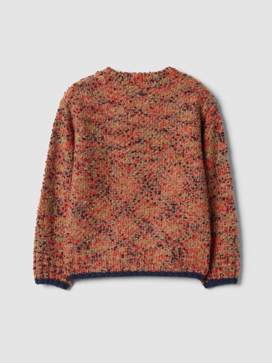 Maglione multicolor a girocollo in misto lana e alpaca_5