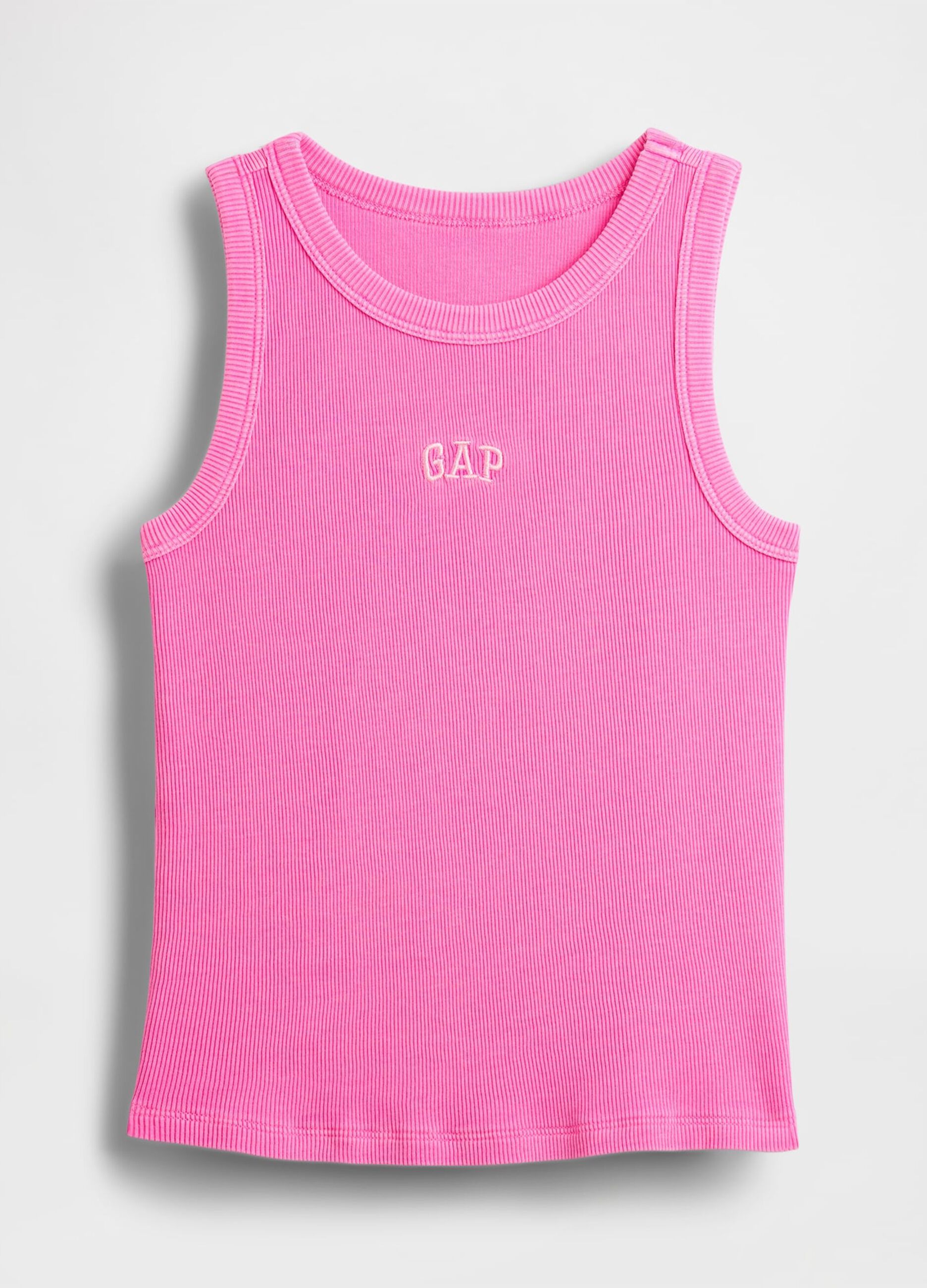 Sleeveless Stretch Fabric Tank Top