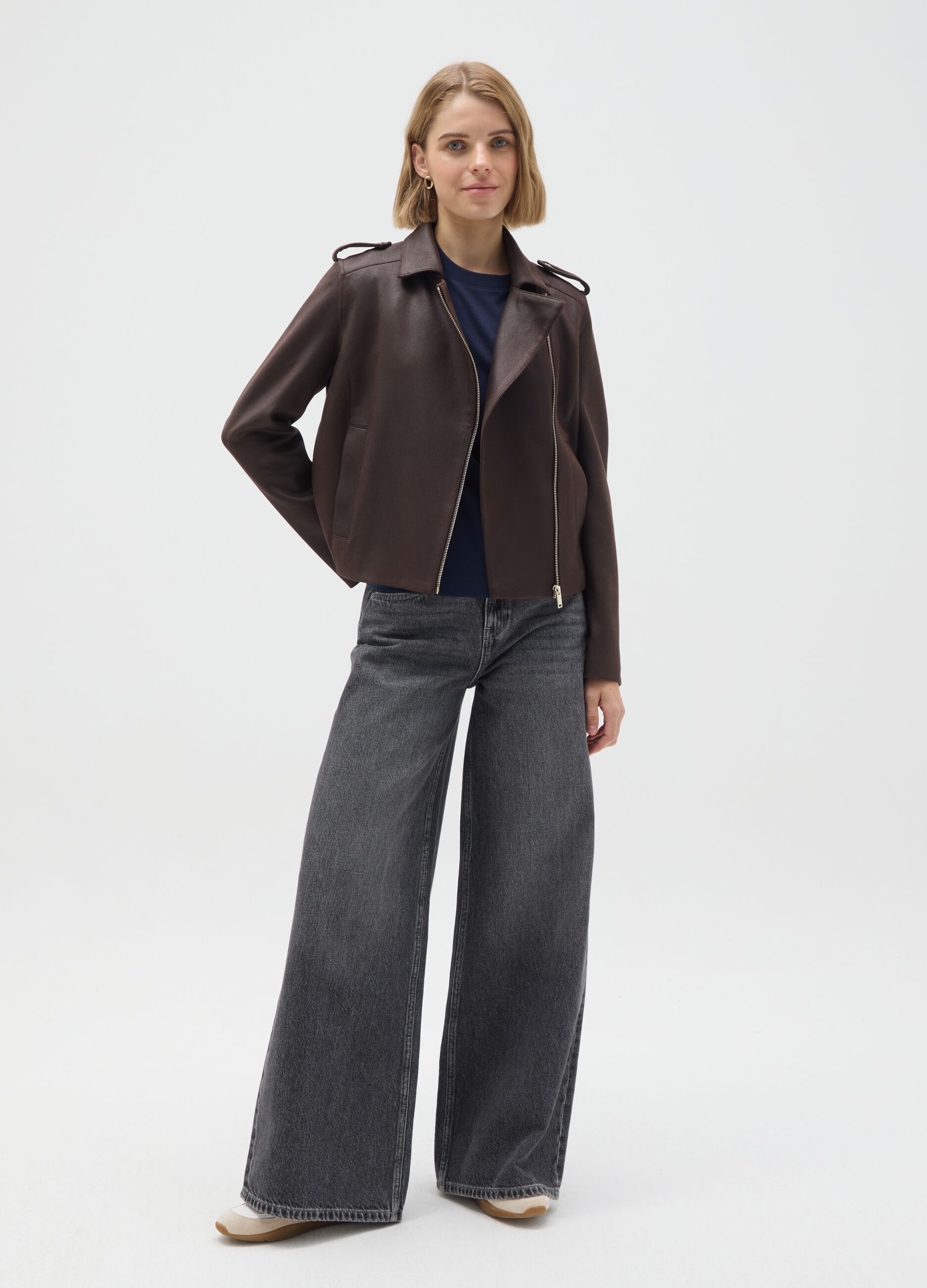 Giacca marrone regular fit