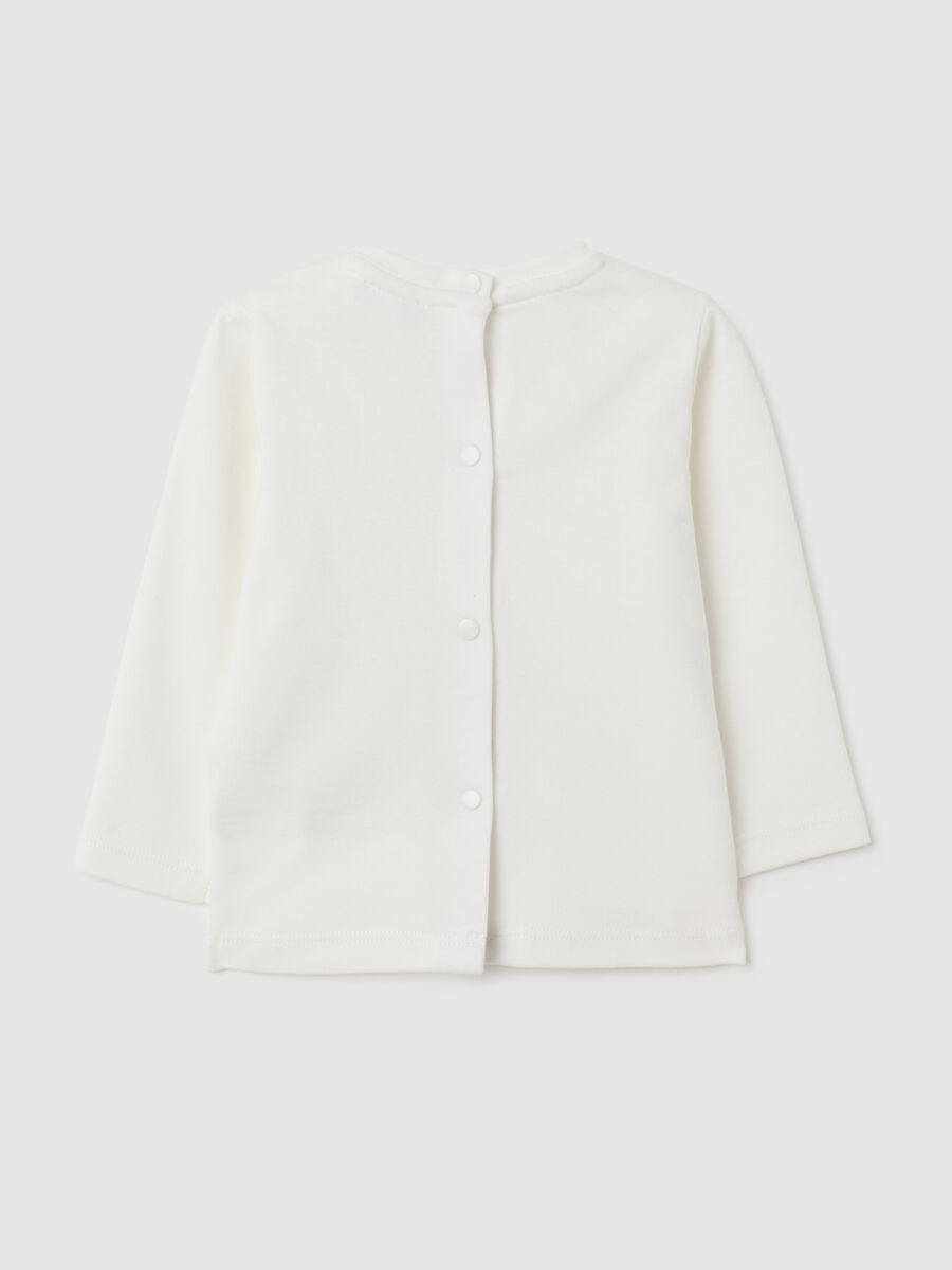 White pure cotton baby top regular fit_1