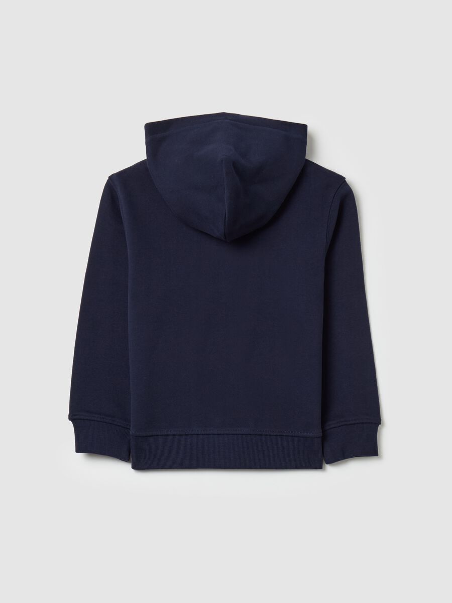 Essential organic cotton full-zip sweatshirt with hood_1