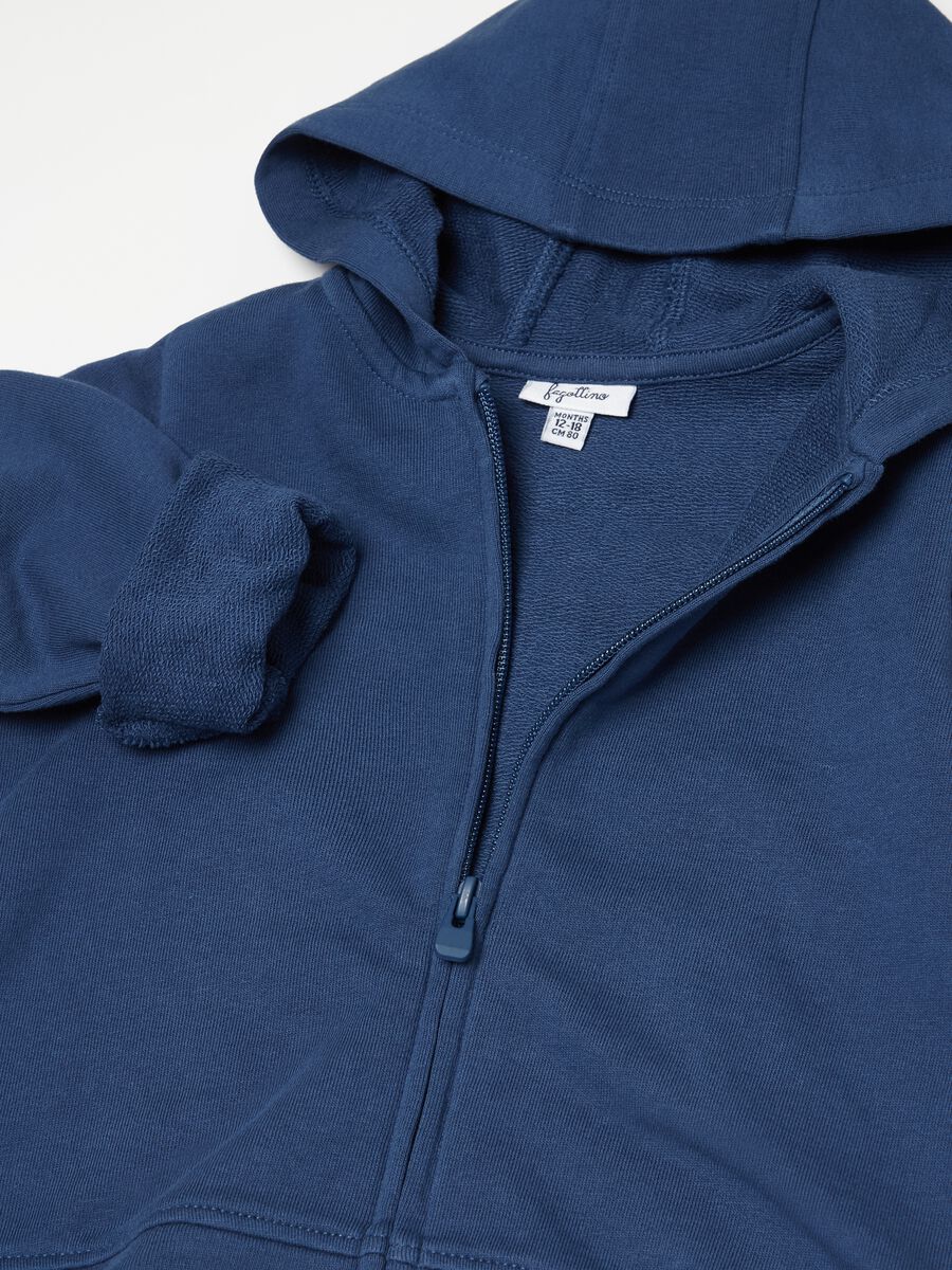 Full-zip in French Terry con cappuccio_2