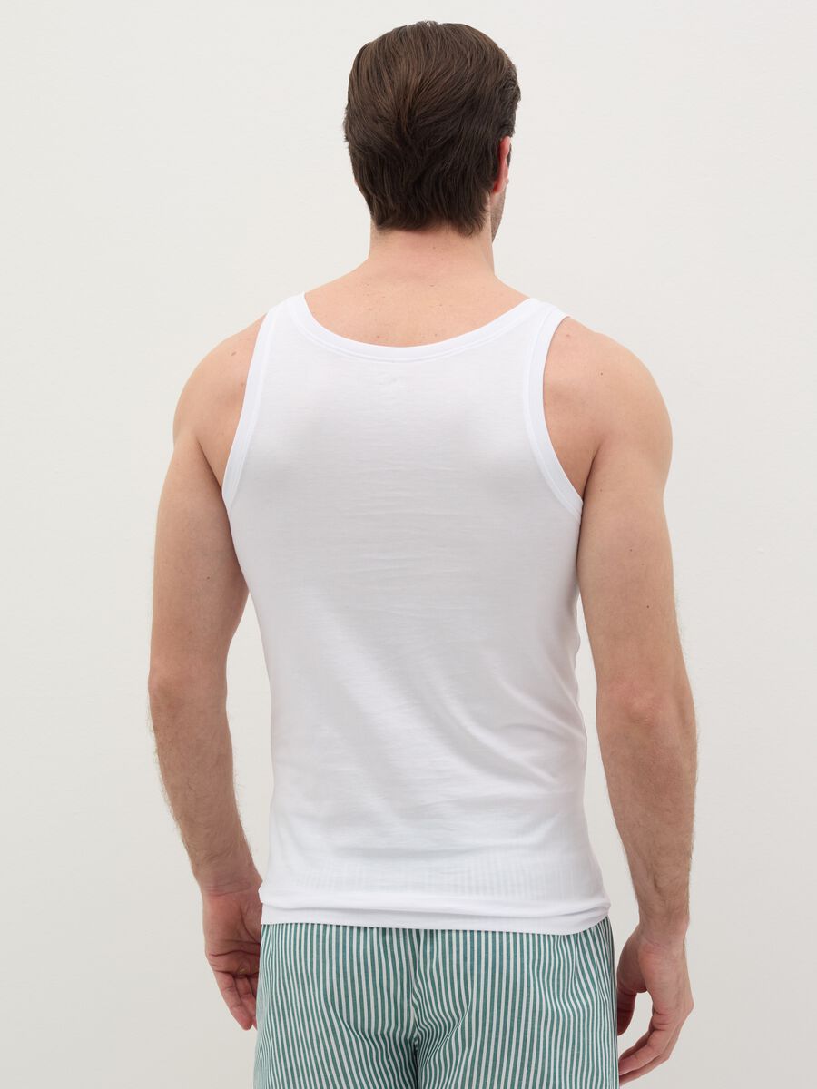 Two-pack racerback vests in Supima cotton_3