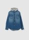 Denim shirt with hood_3