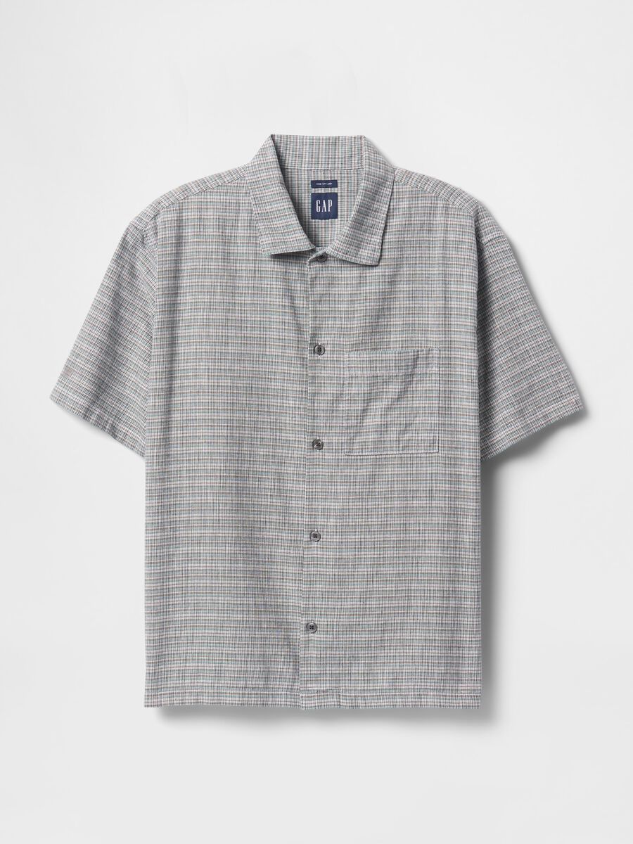 Gap Short Sleeve Checked Shirt_3