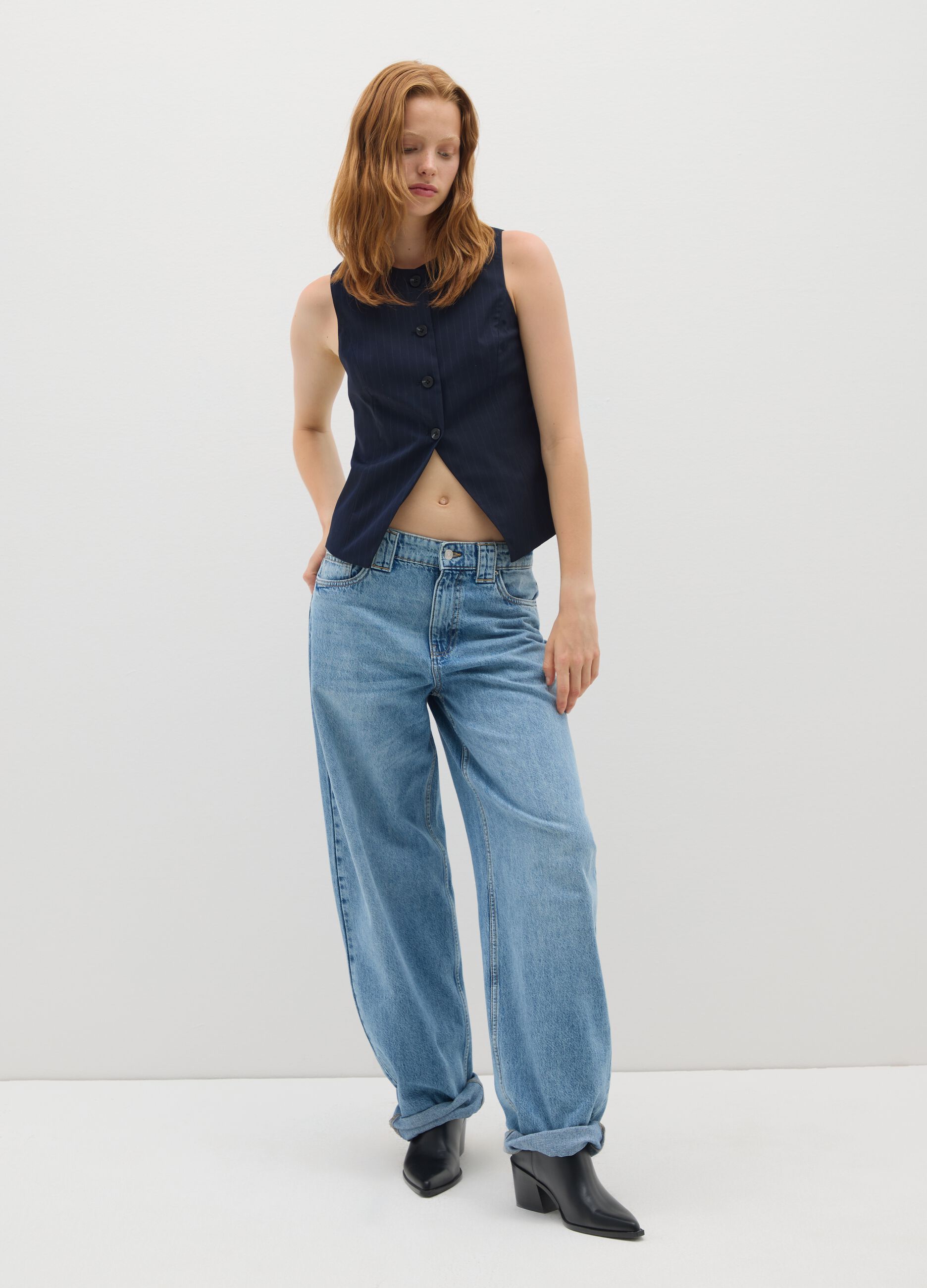 Jeans in puro cotone denim skater