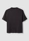 Black pure cotton T-shirt with Mario Kart print_2