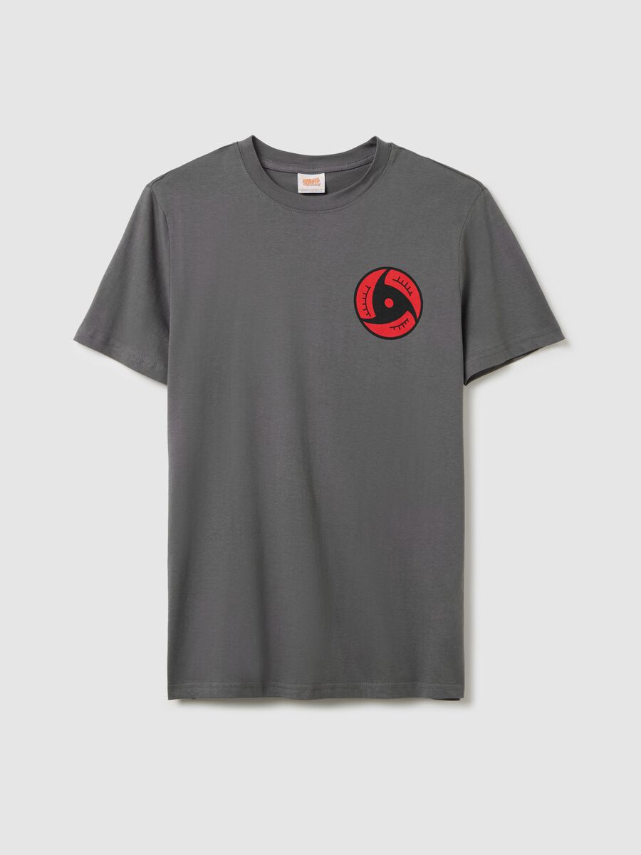 Grey T-shirt with Naruto print_4
