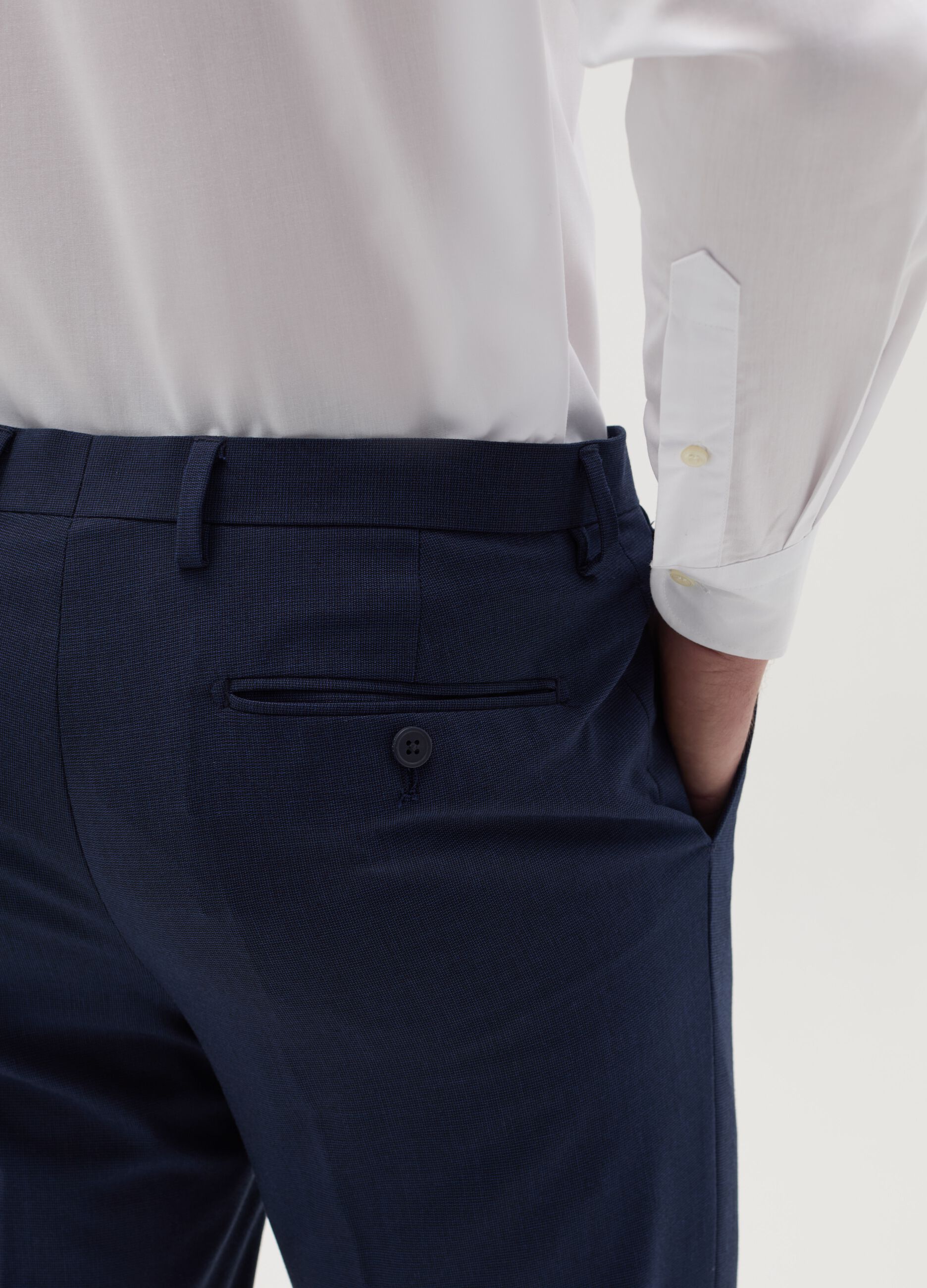 Regular-fit easy-iron shirt