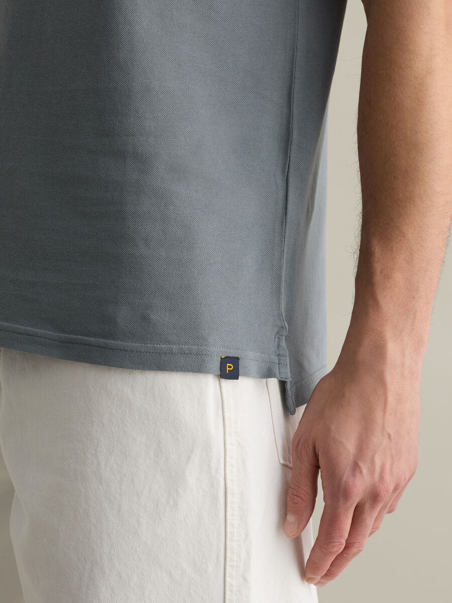 Cotton pique polo shirt_2