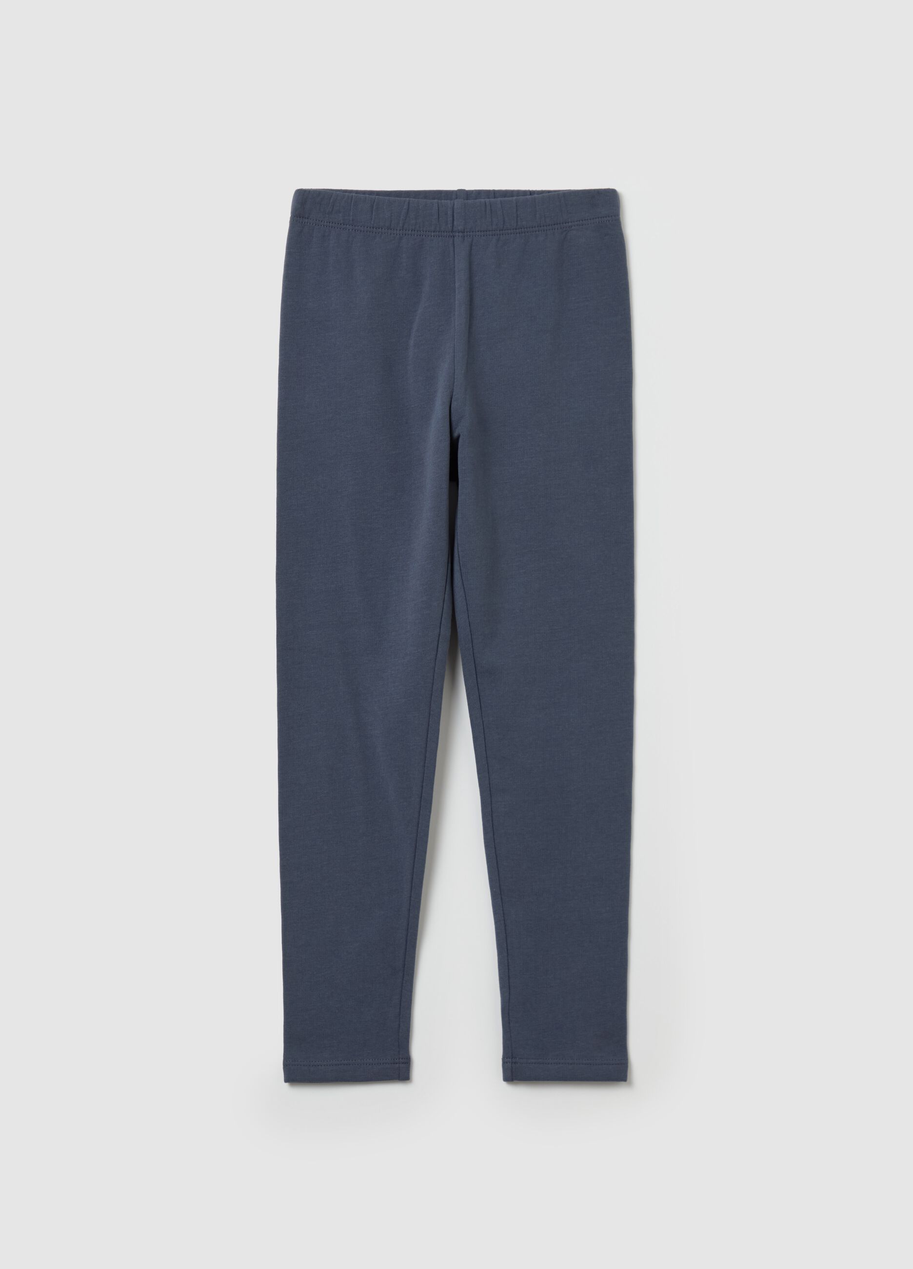 Stretch cotton leggings