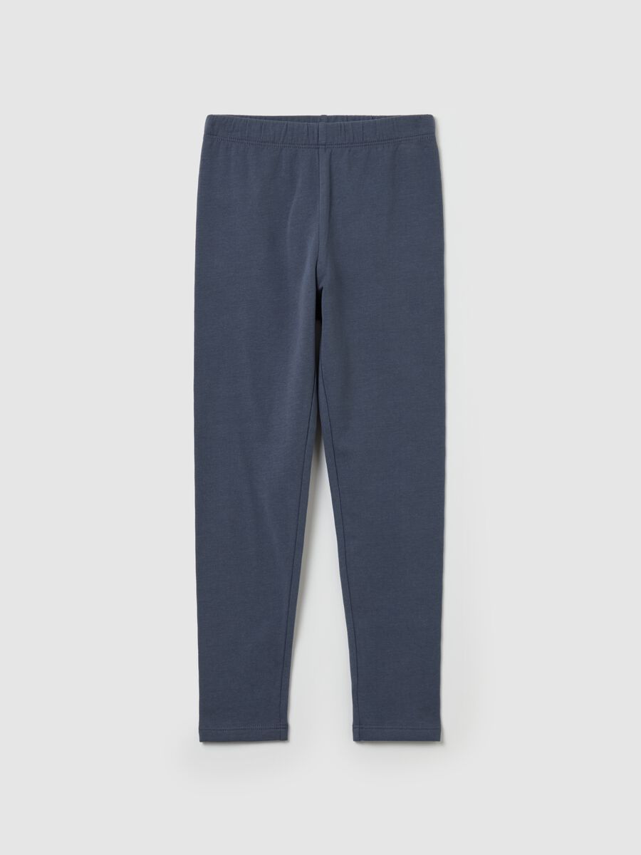 Stretch cotton leggings_0
