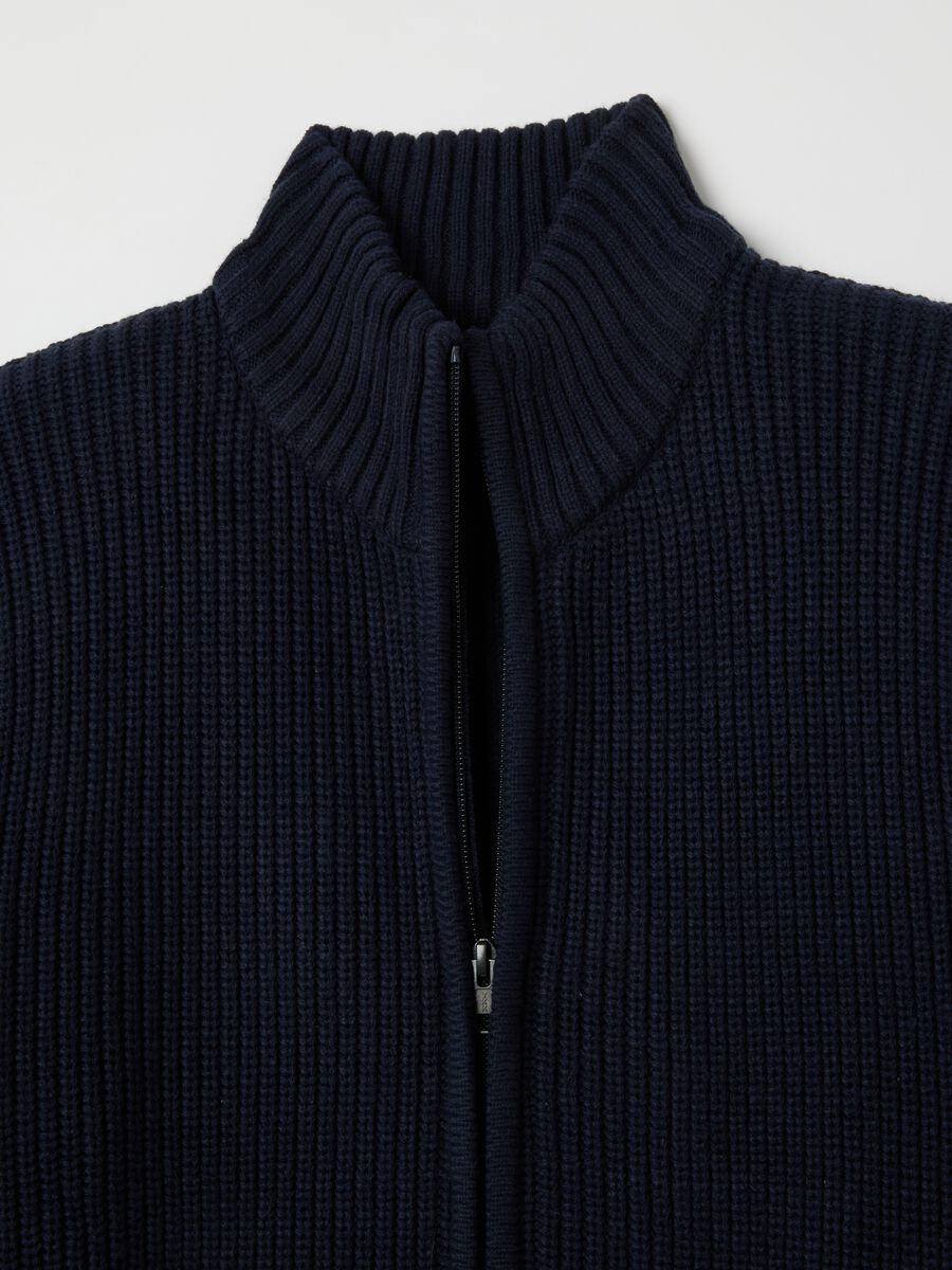 Blue Zip-Up Cardigan_5