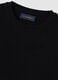 Black Regular Fit Pure Lambswool Pullover_1