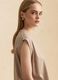 Beige regular-fit lyocell and cotton blend T-shirt with wide sleeves_2