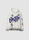White cotton-blend hoodie with graffiti oversized fit for boys_0