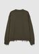 Crewneck Distressed Pullover Military Green_6